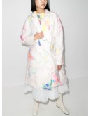 tie-dye padded coat