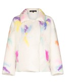 blotted-detail padded jacket