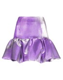 puffball mini skirt