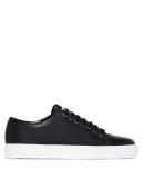 panelled low-top sneakers