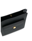 textured leather crossbody bag