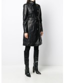 Medusa belted trench coat