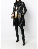 Medusa belted trench coat
