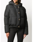 Barocco Acanthus print puffer jacket