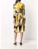 belted shirt dress