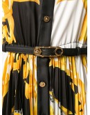 belted shirt dress