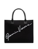 Gianni logo tote bag