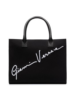 Gianni logo tote bag