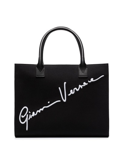 Gianni logo tote bag