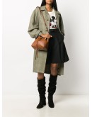 Rockstud leather bucket bag