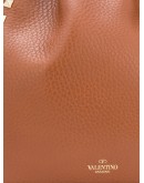 Rockstud leather bucket bag