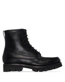 Harper lace-up leather ankle boots