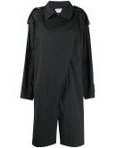trench-style short jumpsuit