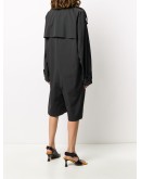 trench-style short jumpsuit