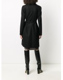 Medusa safety pin button-up coat