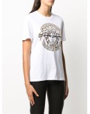metallic Medusa print T-shirt