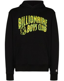 logo print hoodie