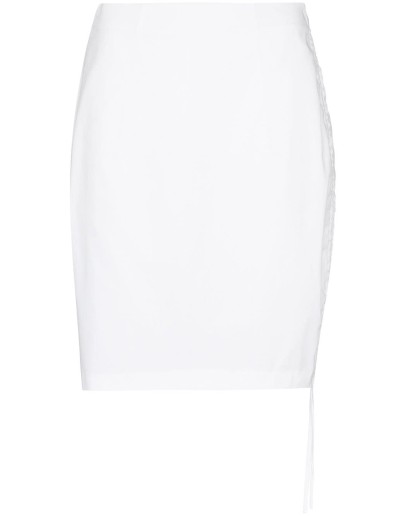 side-tie mini skirt