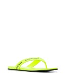 logo-strap flip flops