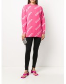 all-over logo-print jumper