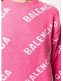 all-over logo-print jumper