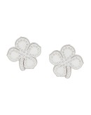 Crush clover embellished earrings