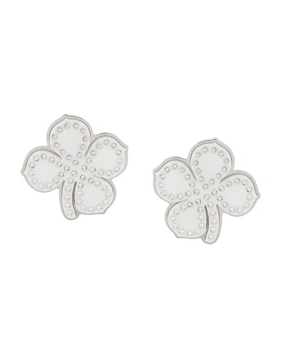 Crush clover embellished earrings