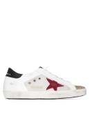 Superstar distressed mesh sneakers