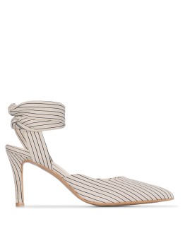 pinstripe-pattern 85mm mules