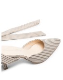 pinstripe-pattern 85mm mules