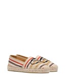 logo embroidered tape espadrilles