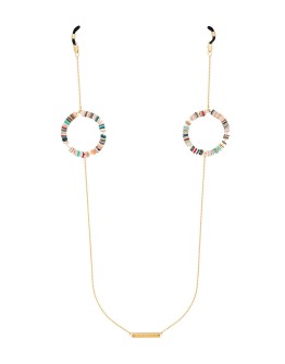 gold-plated Candy Pop multi hoop sunglasses chain