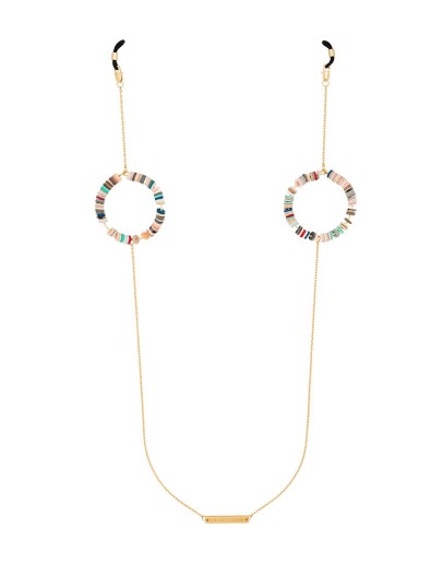 gold-plated Candy Pop multi hoop sunglasses chain