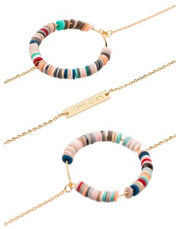 gold-plated Candy Pop multi hoop sunglasses chain