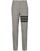 4-Bar print check trousers