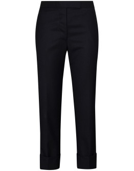 cropped slim leg trousers