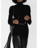 ribbed roll-neck jumper