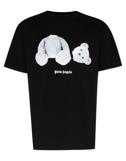 teddy bear-print T-shirt