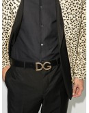 DG logo-plaque buckle belt