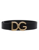 DG logo-plaque buckle belt