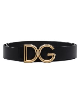 DG logo-plaque buckle belt