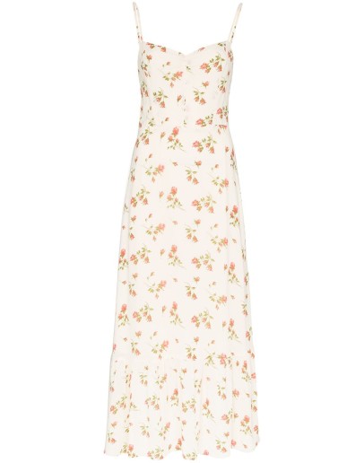 Emersyn floral-print slip dress