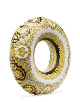 baroque-print inflatable ring