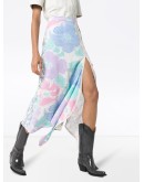 Issa floral-print midi skirt