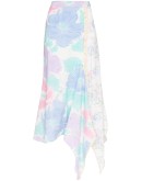 Issa floral-print midi skirt