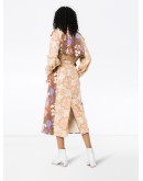 Rue floral-print trench coat