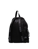 large logo print backpack