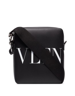 VLTN logo-print shoulder bag