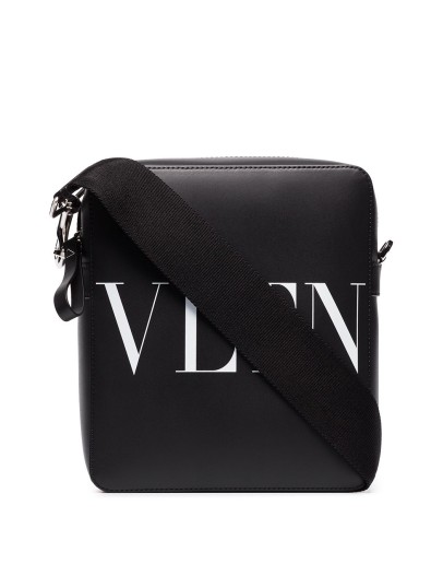 VLTN logo-print shoulder bag