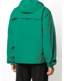 zipped hooded track jacket